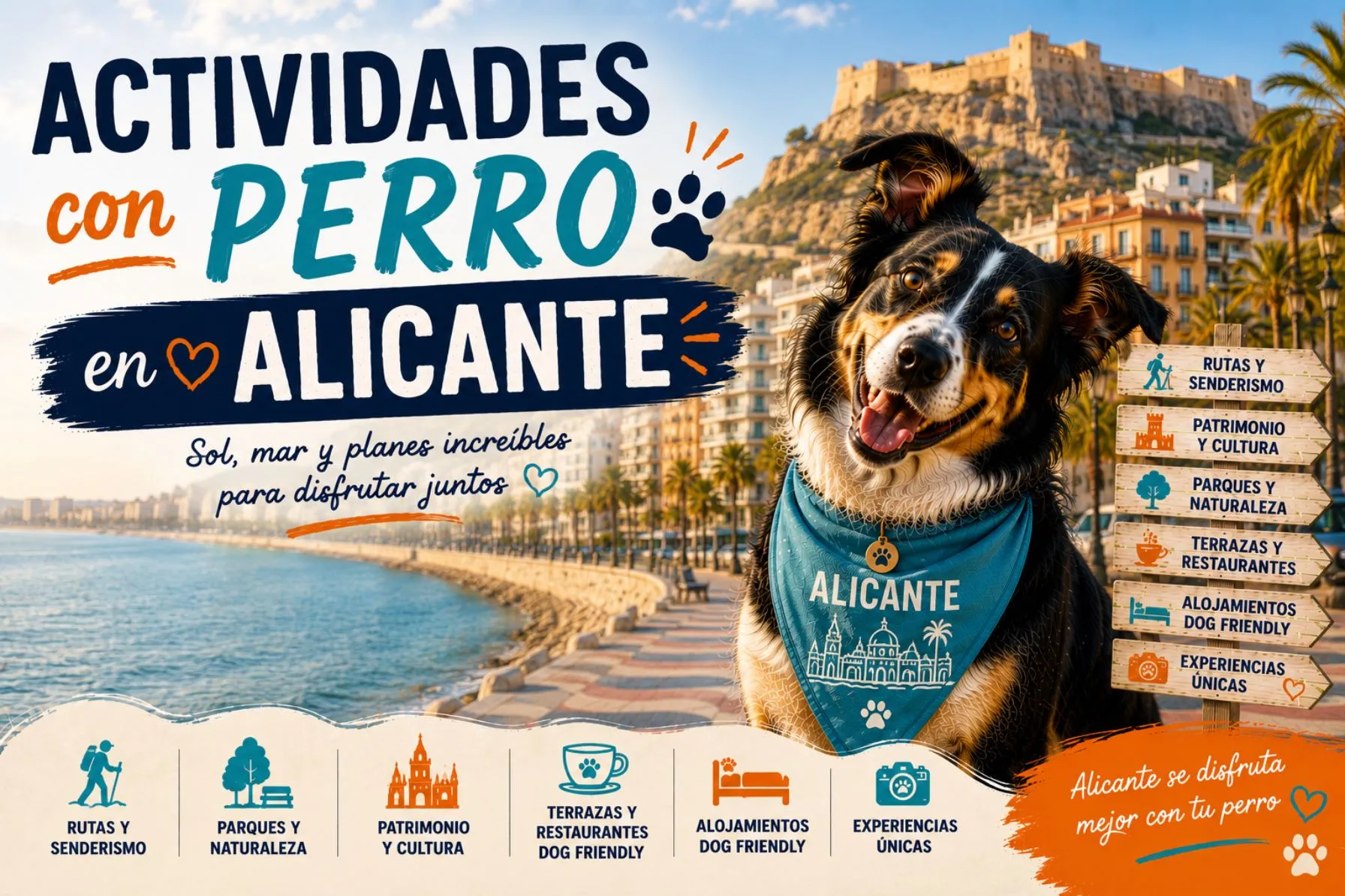 Imagen de Actividades con perro en Alicante: Guía completa 2026