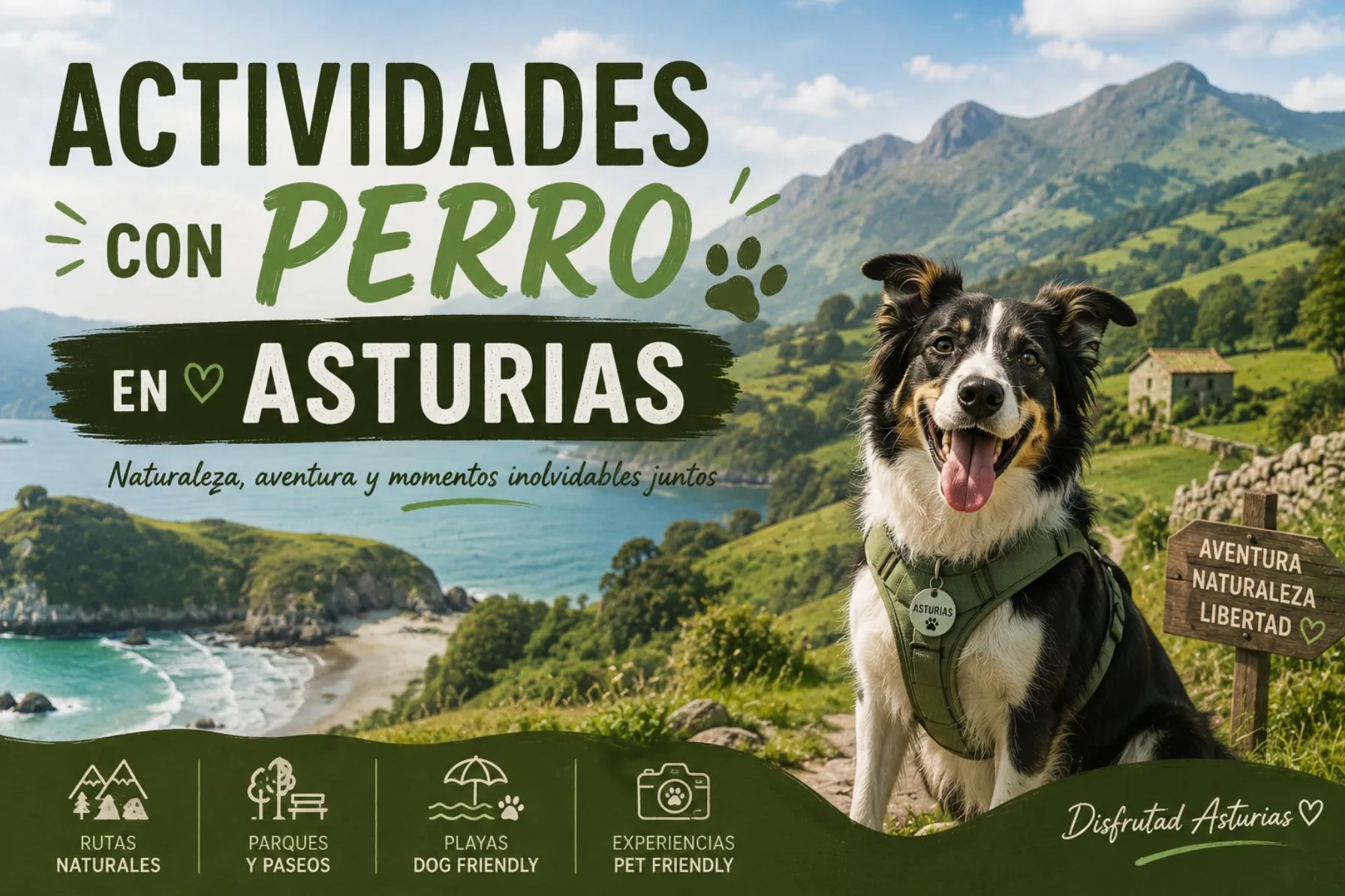 Imagen de Actividades con perro en Asturias: Guía completa 2026
