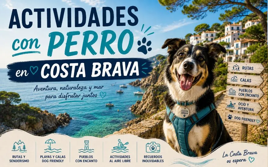 Imagen de Actividades con perro en la Costa Brava: Guía completa 2026