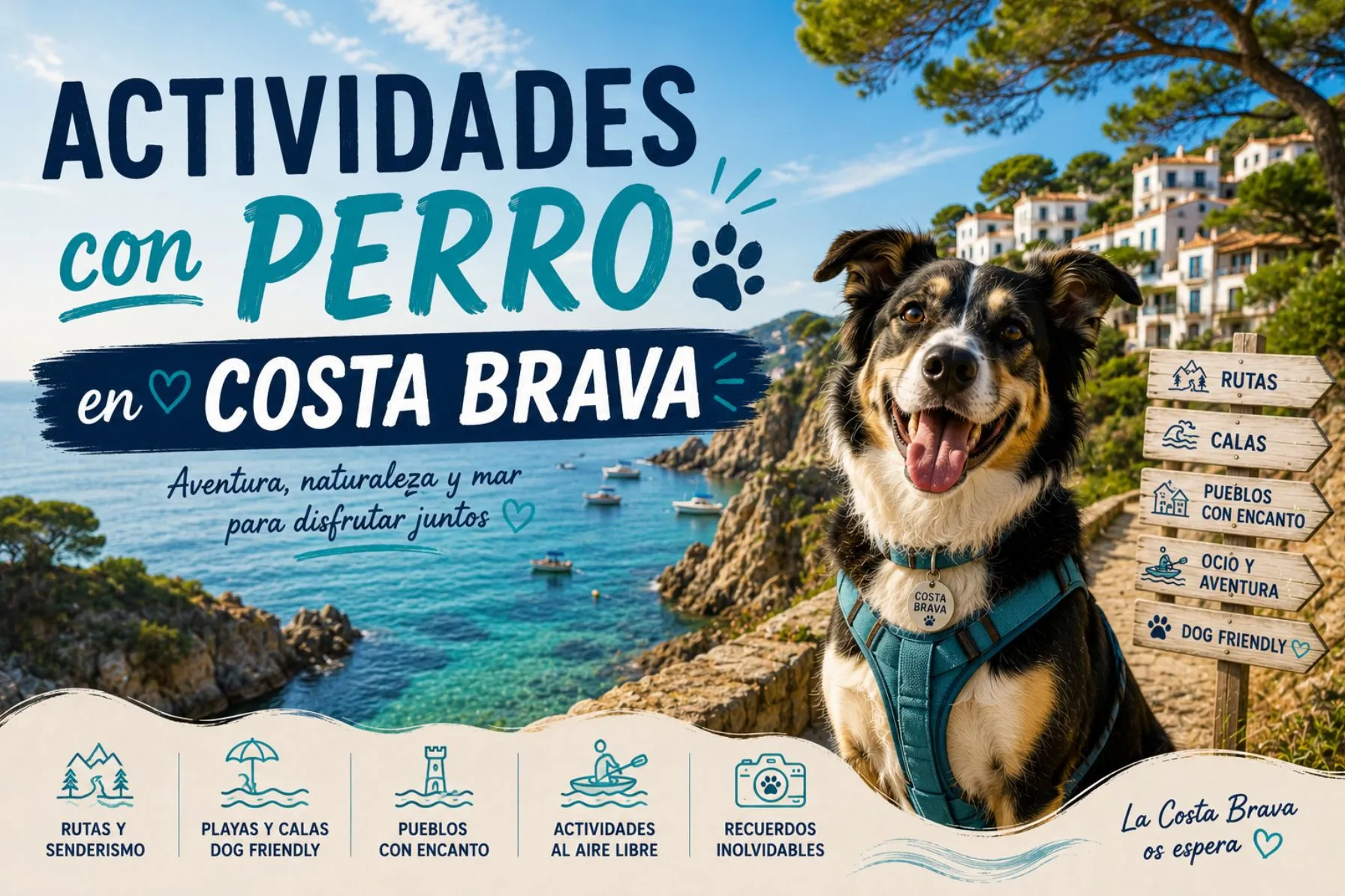 Imagen de Actividades con perro en la Costa Brava: Guía completa 2026