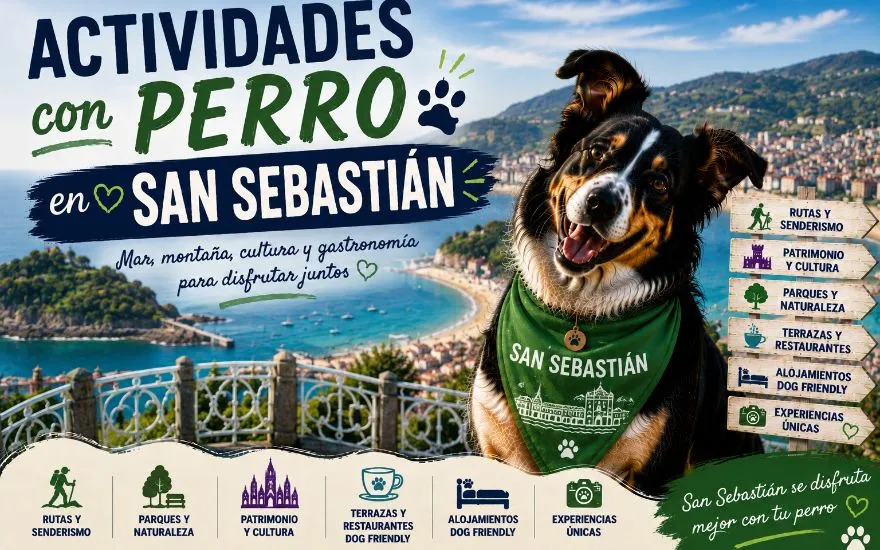 Imagen de Actividades con perro en San Sebastián: Guía completa 2026