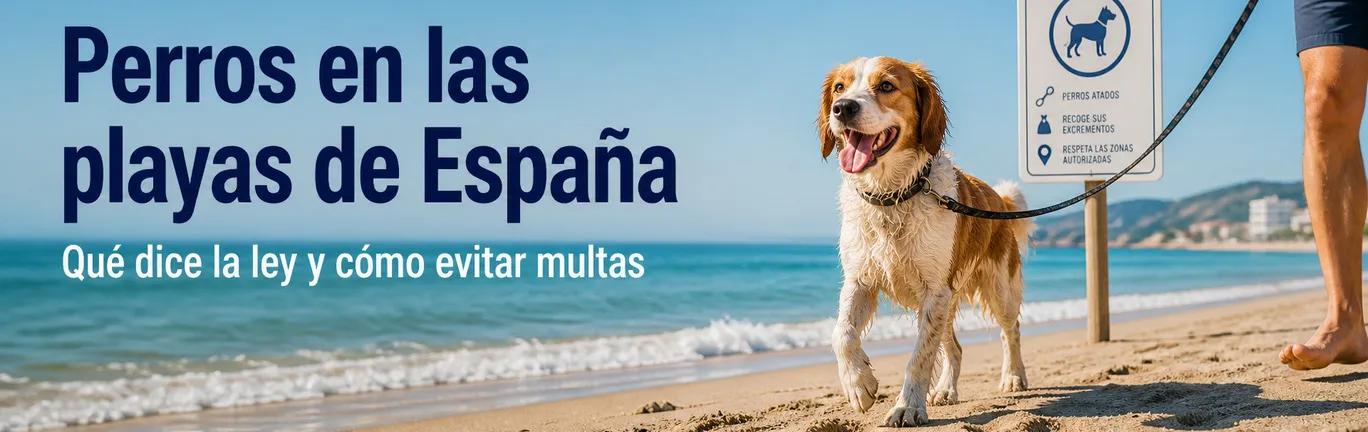 Imagen de Normativa de perros en las playas de España: qué dice la ley y cómo evitar multas
