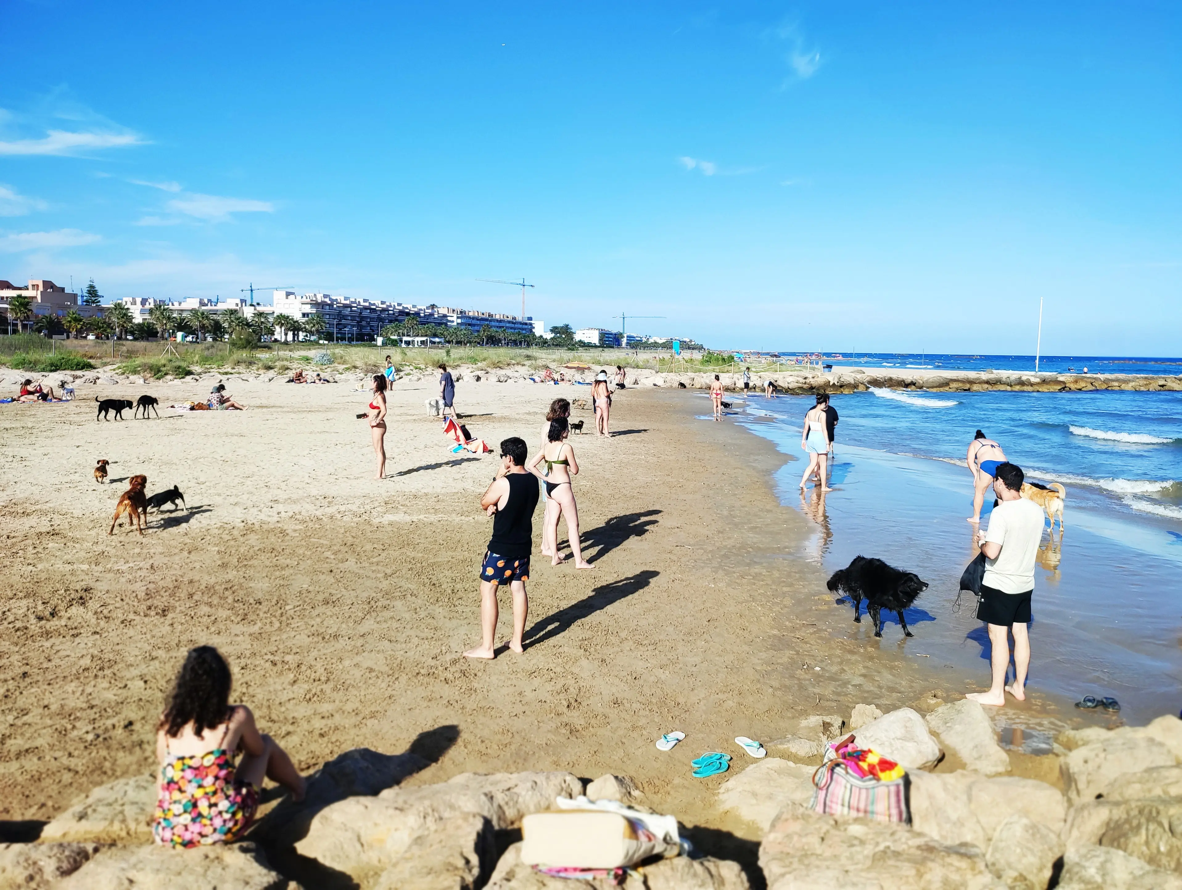Platja de Les Salines a Cubelles (Barcelona)
