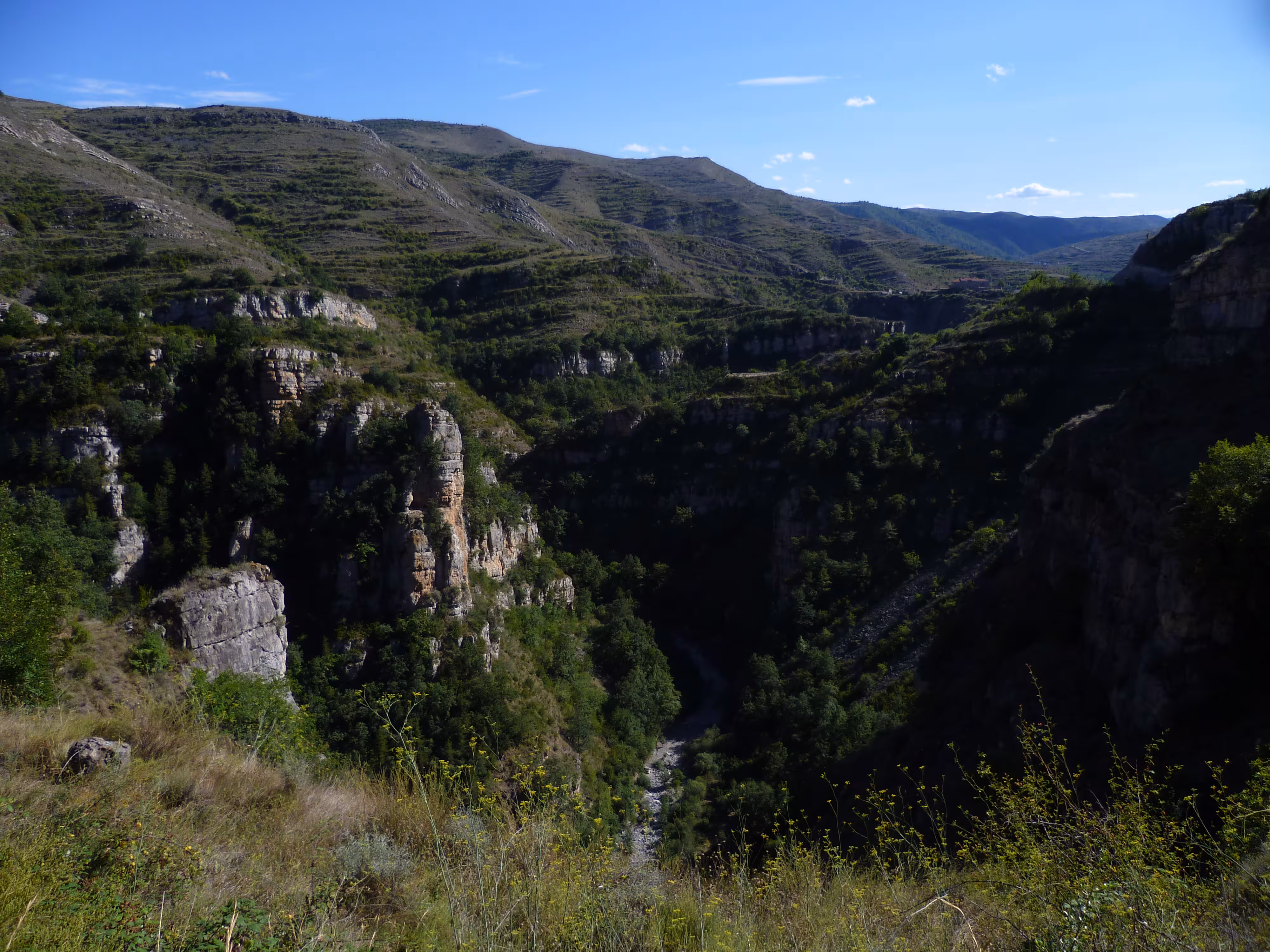 Cañón del río Leza, en el Camero Viejo