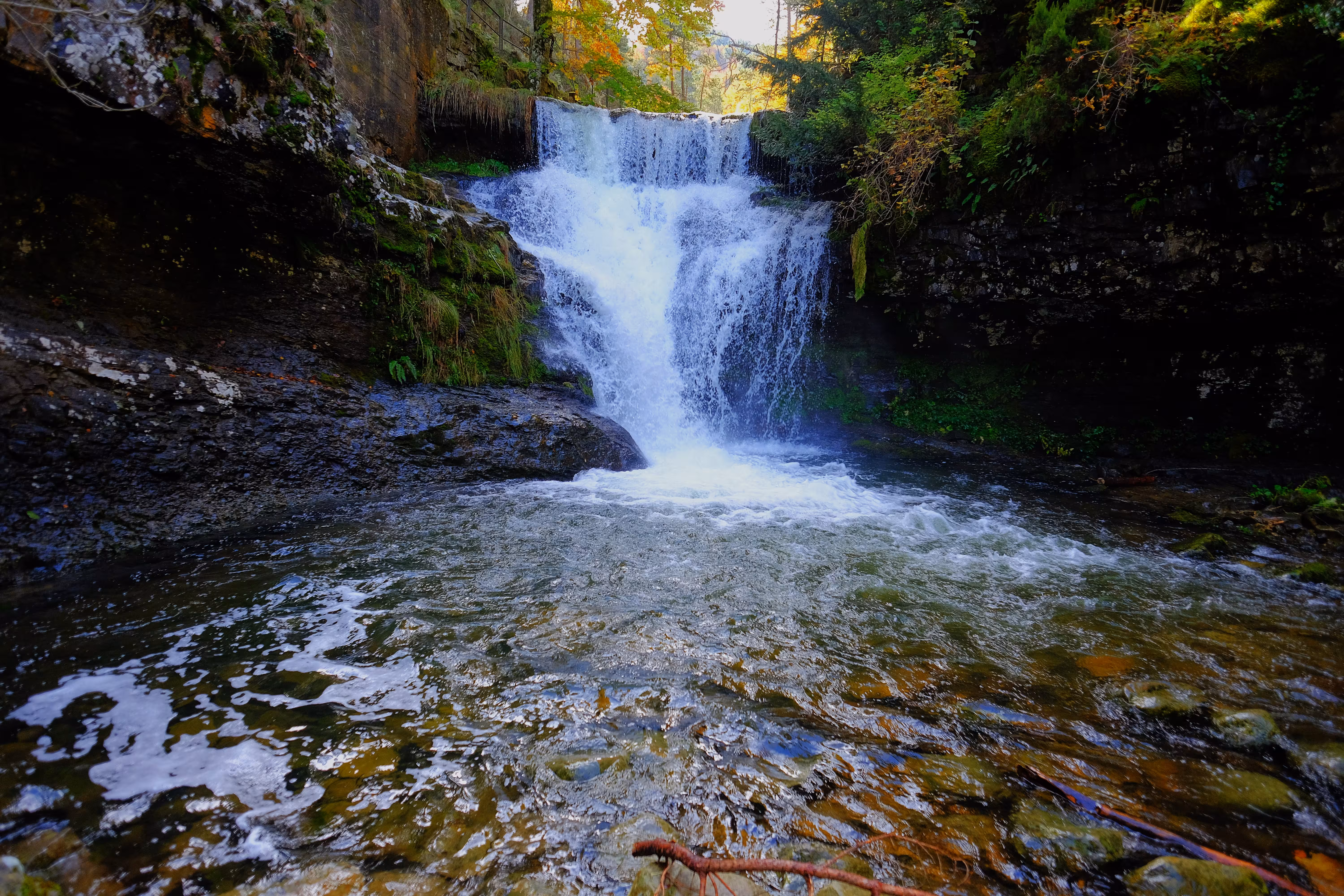 Cascadas de Puente Ra, en el Parque Natural Sierra de Cebollera