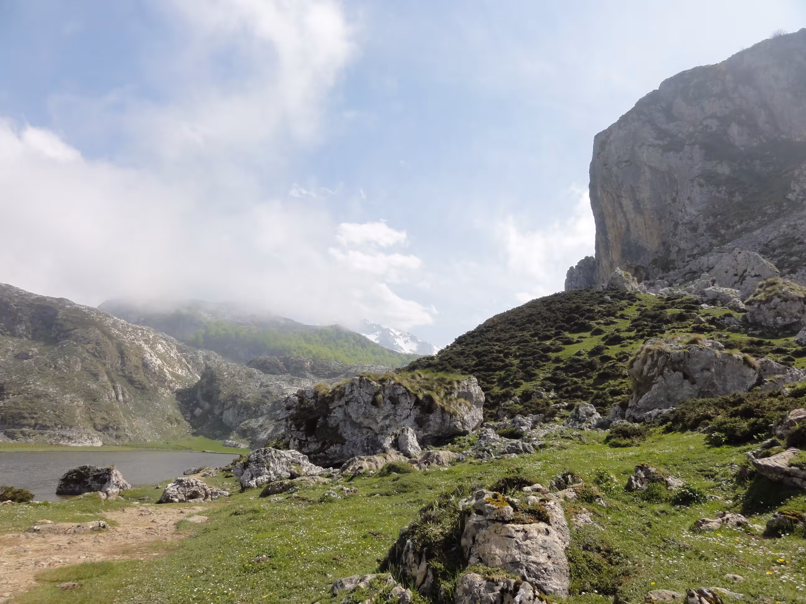 Lago Ercina, en los Lagos de Covadonga
