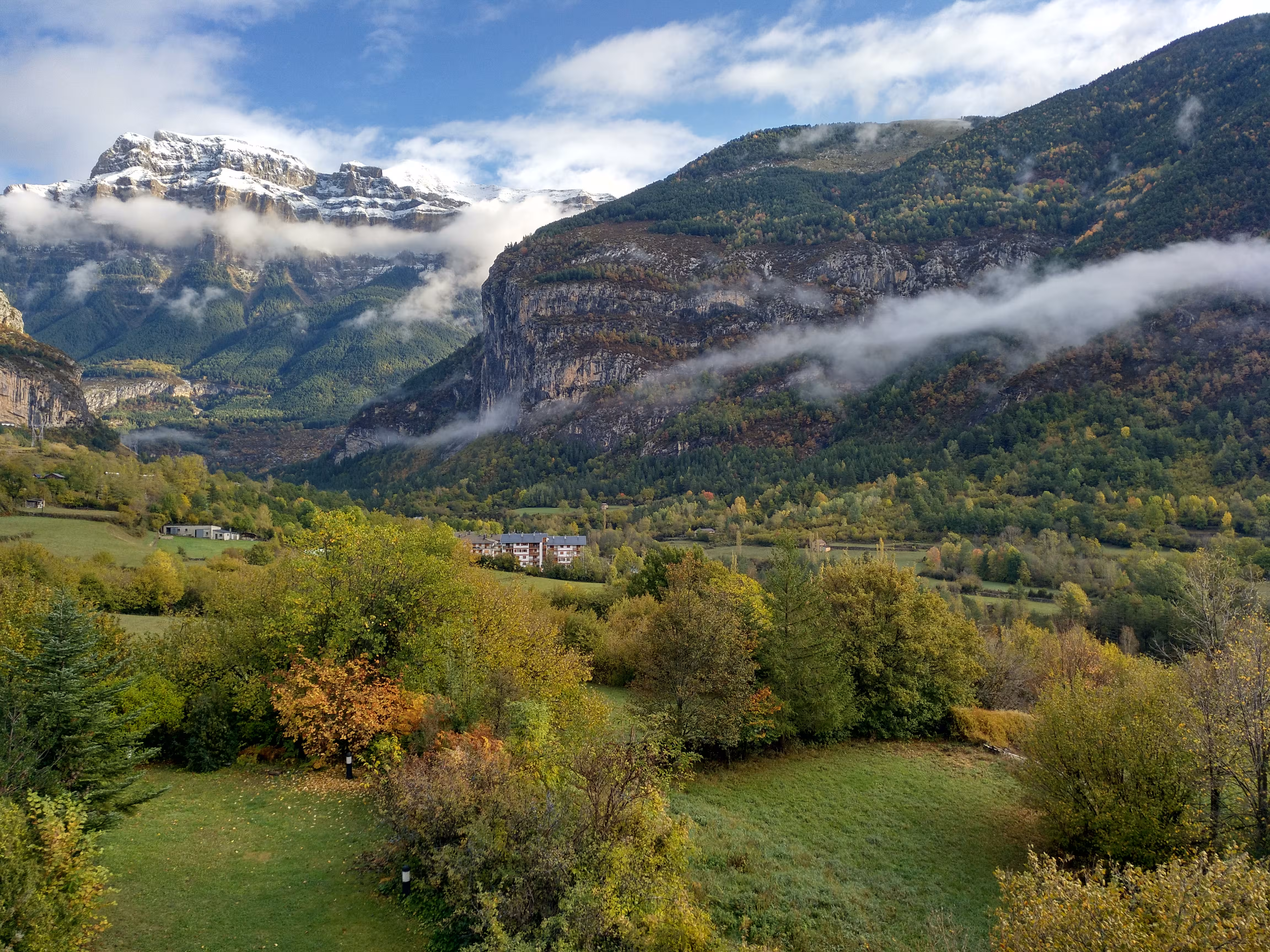 El pueblo de Torla, puerta de entrada al valle de Ordesa