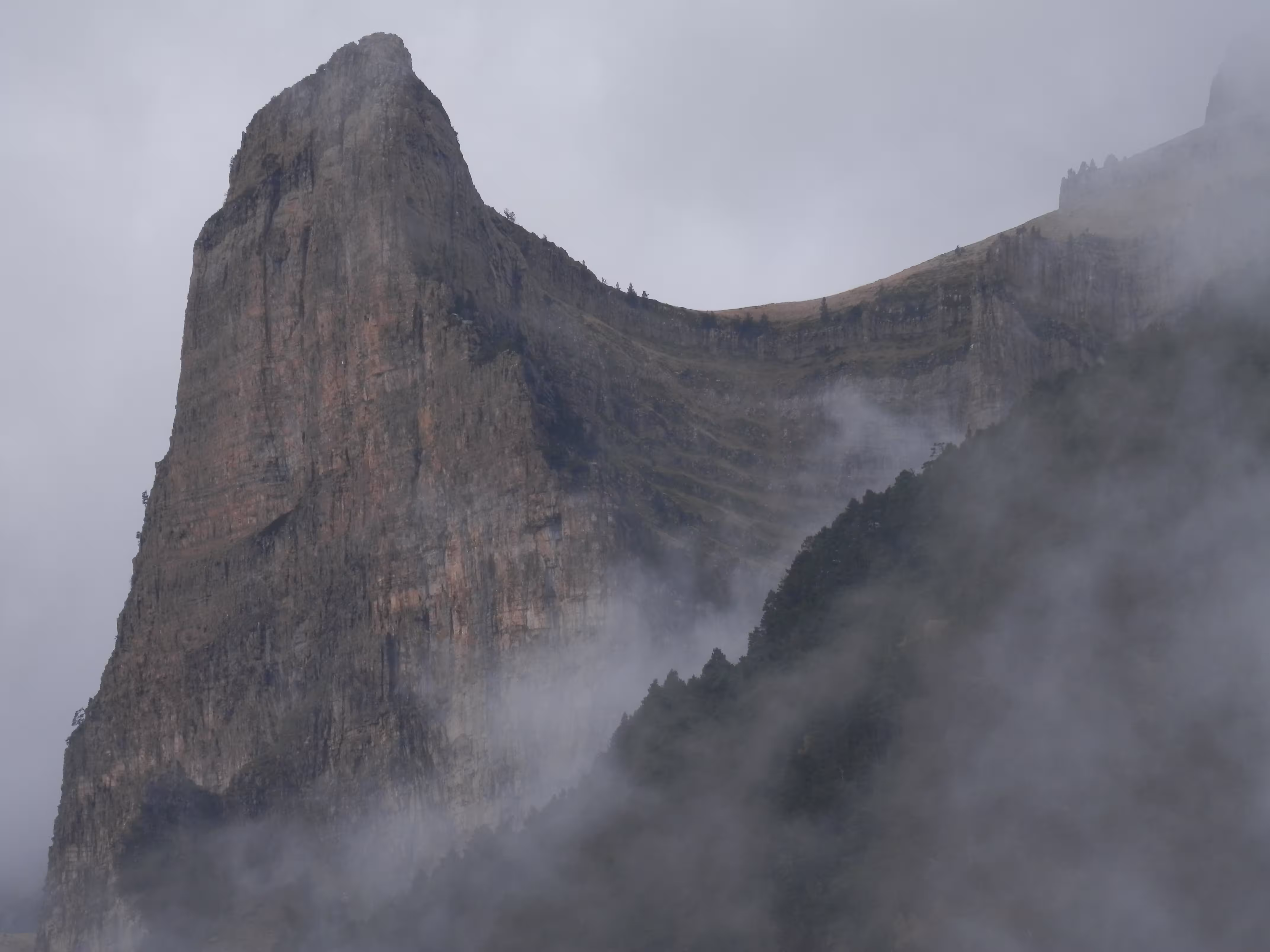 Tozal del Mallo, en el valle de Ordesa