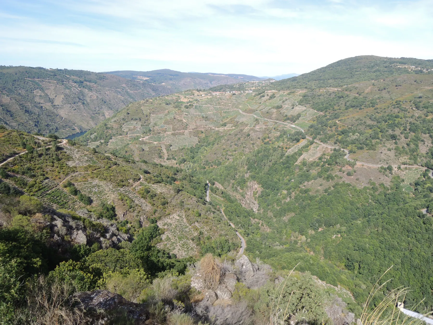 Vista panorámica del cañón del río Mao