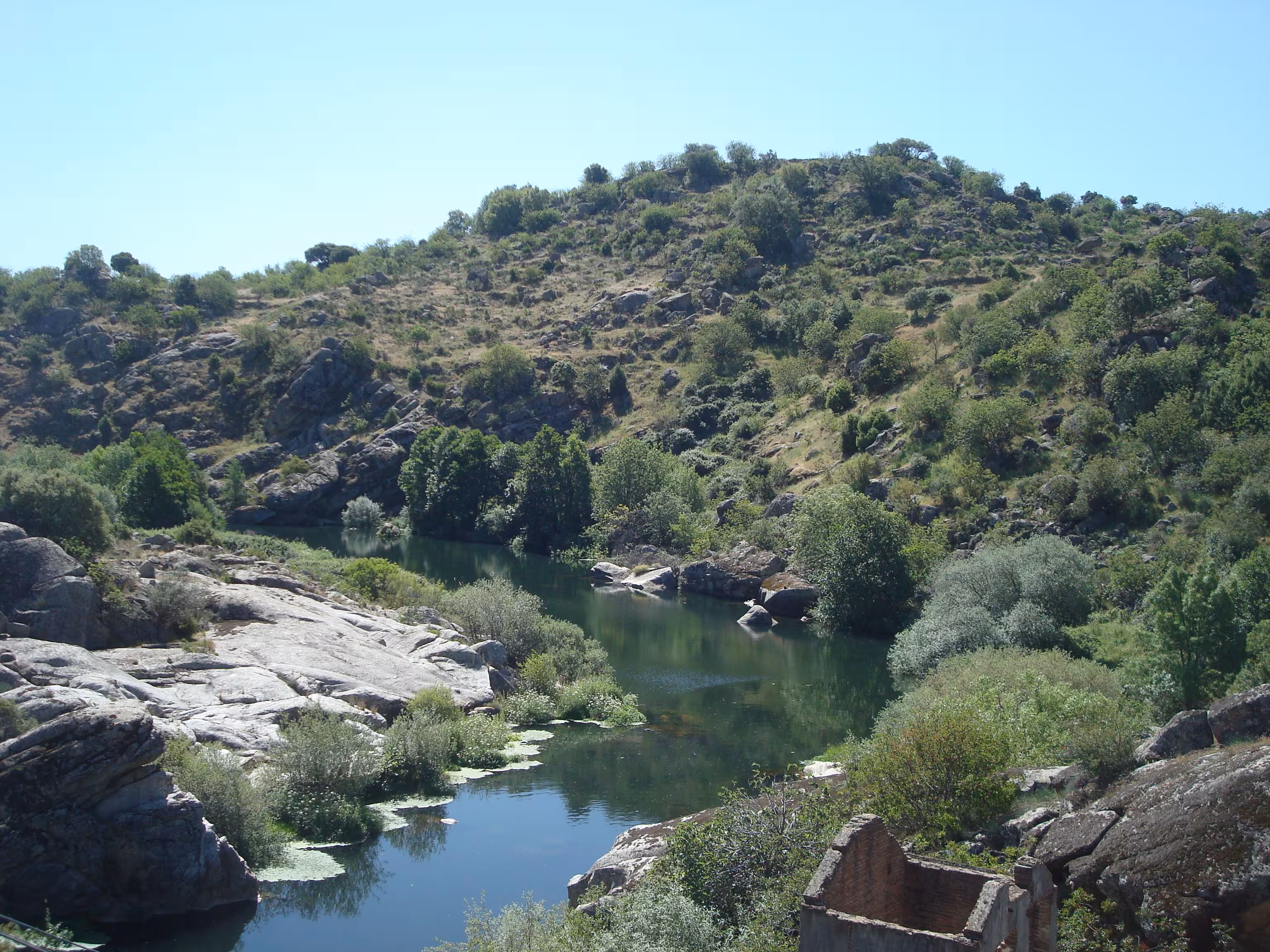 Río Alberche a su paso por la provincia de Ávila